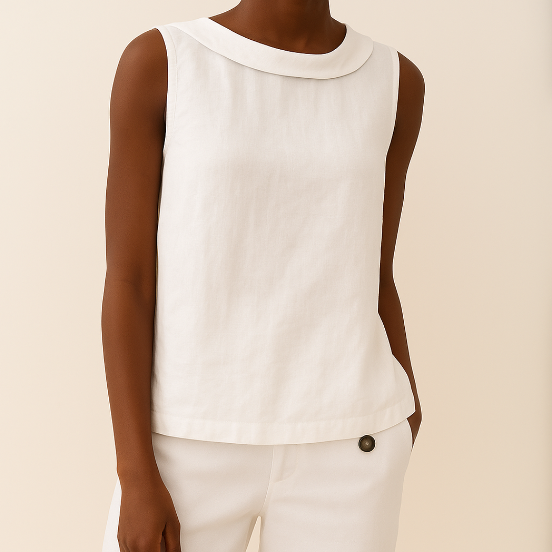 Women’s Sleeveless Round Neck Top