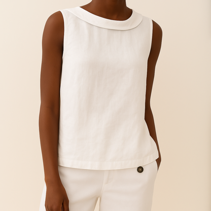 Women’s Sleeveless Round Neck Top