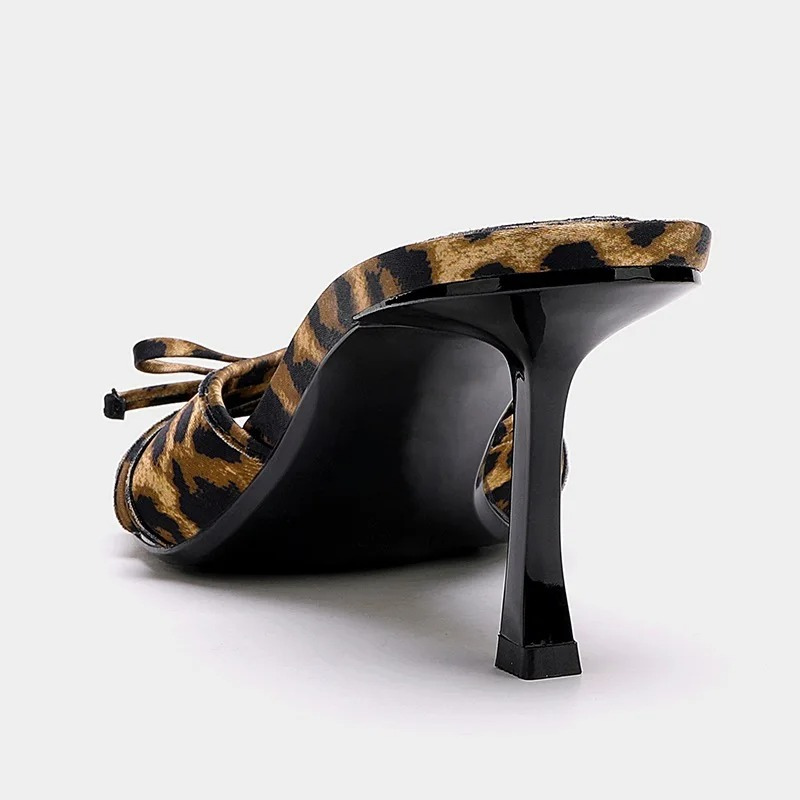 Women's Open Toe Kitten Heel Mules