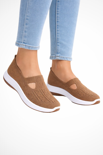 Women's Breathable Knit Slip-On Shoes