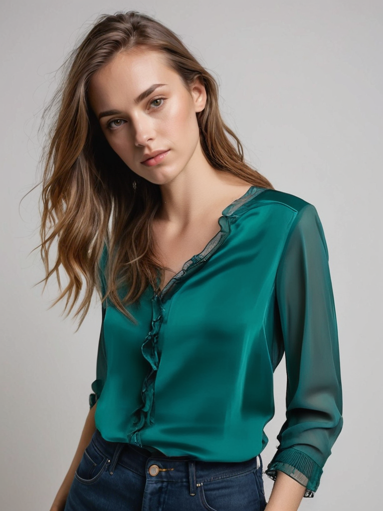 Women’s Elegant Ruffle Blouse