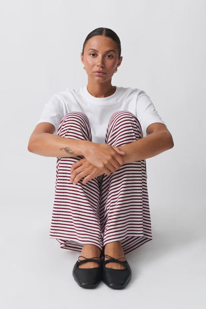Women's Striped Relaxed Casual Trousers