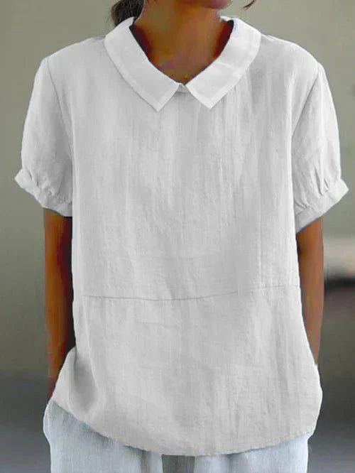 Women’s Linen Collar Blouse