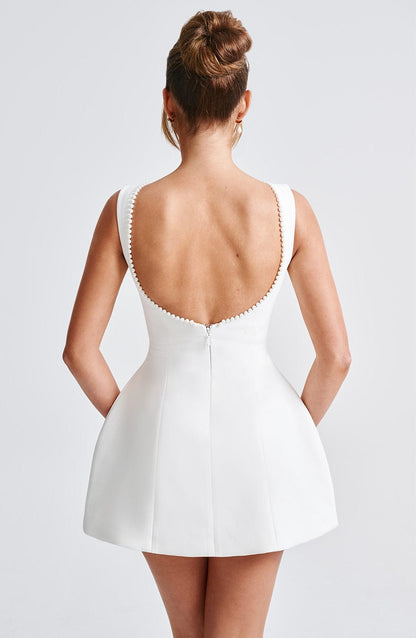 Womens Bow Back Mini Dress