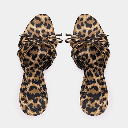 Women's Open Toe Kitten Heel Mules
