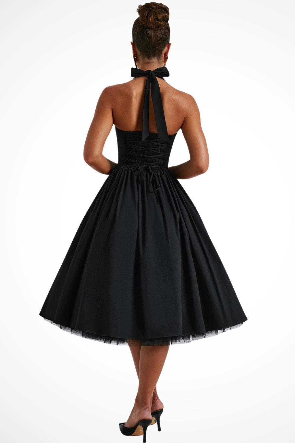Halter A-Line Guest Dress