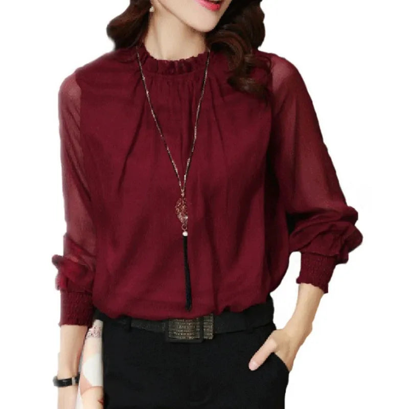 Women’s Elegant Ruffle Blouse