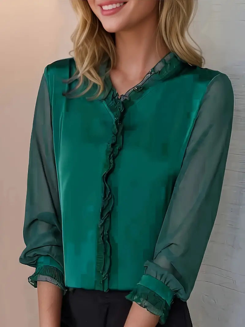 Women’s Elegant Ruffle Blouse