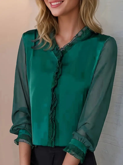 Women’s Elegant Ruffle Blouse
