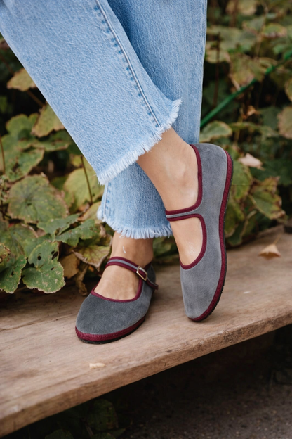 Women's Buckle-Strap Ballet Flats