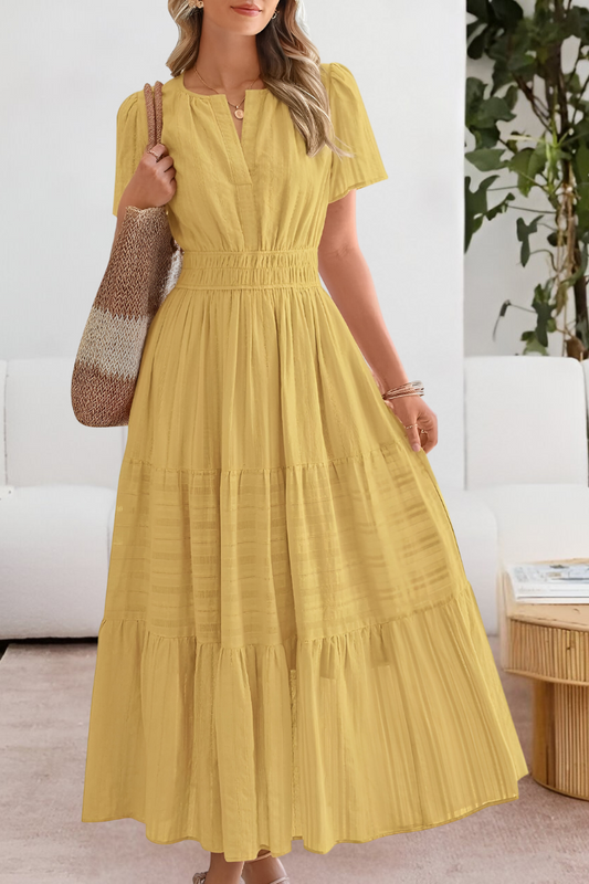 Women's Casual A-Line Midi Dress
