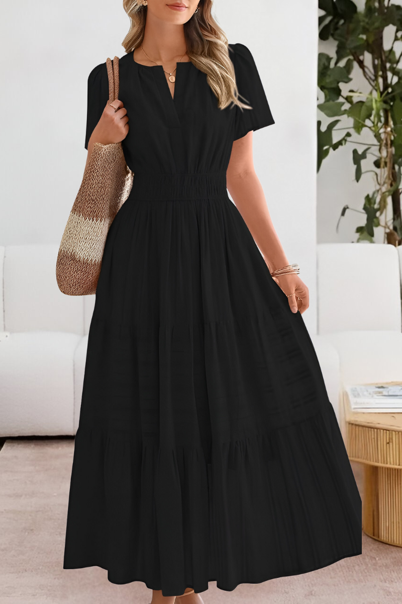 Women's Casual A-Line Midi Dress
