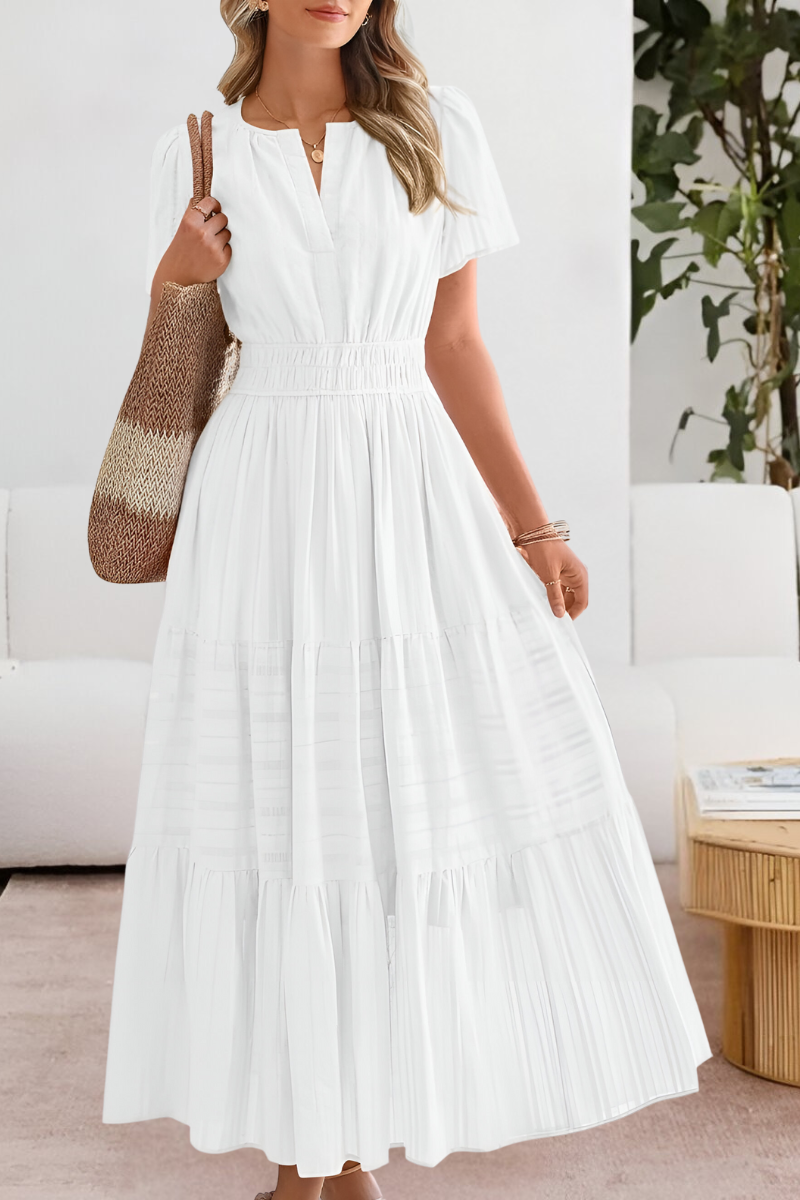 Women's Casual A-Line Midi Dress