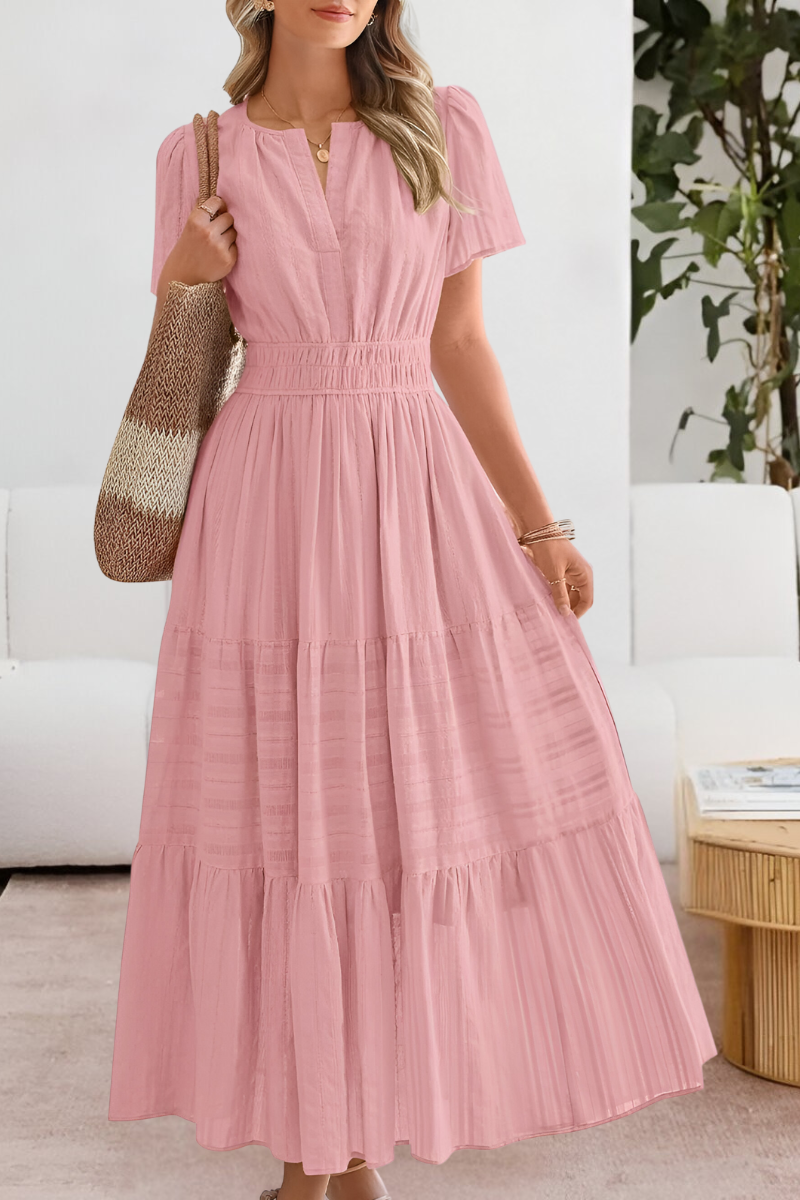 Women's Casual A-Line Midi Dress