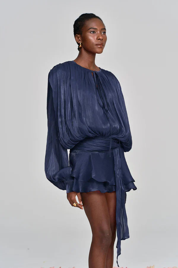 Women's Balloon Sleeve Mini Dress