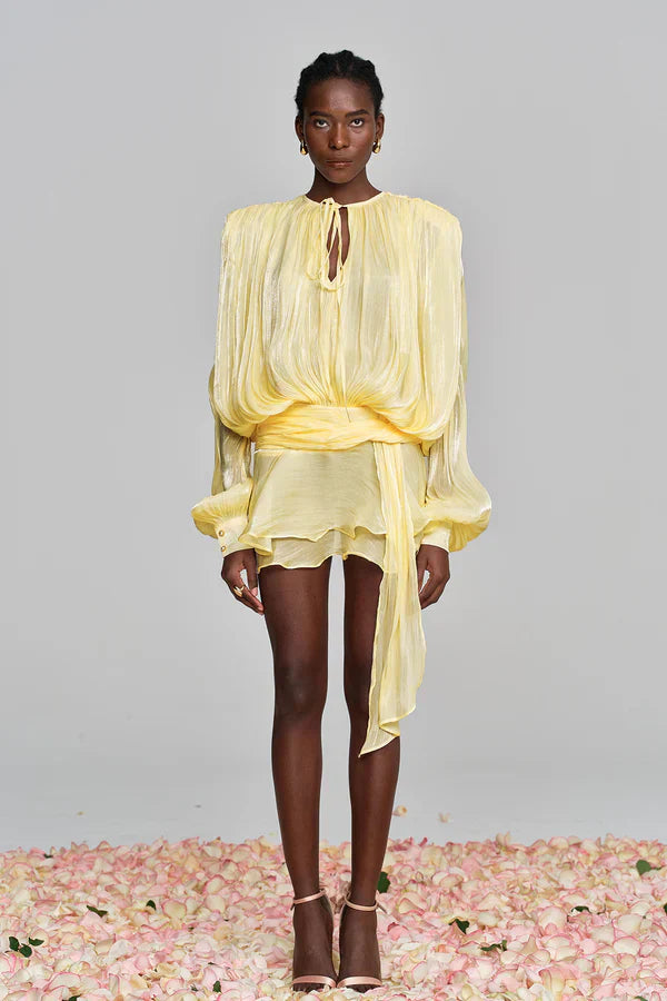 Women's Balloon Sleeve Mini Dress