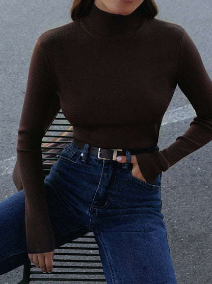Women’s Spring Mock Neck Top