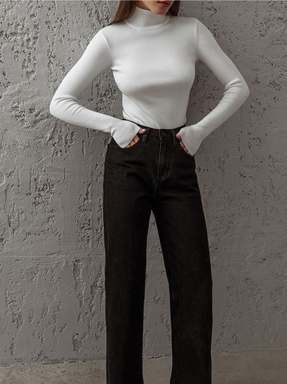 Women’s Spring Mock Neck Top