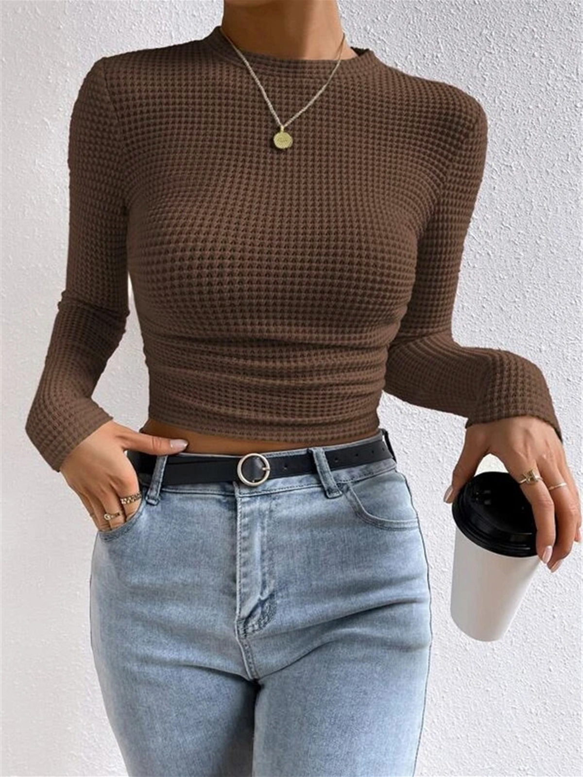 Women’s Long Sleeve Crop Top