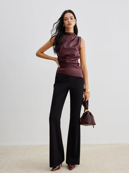 Women’s Sleeveless High Neck Top