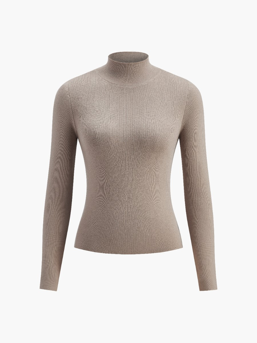 Women’s Spring Mock Neck Top