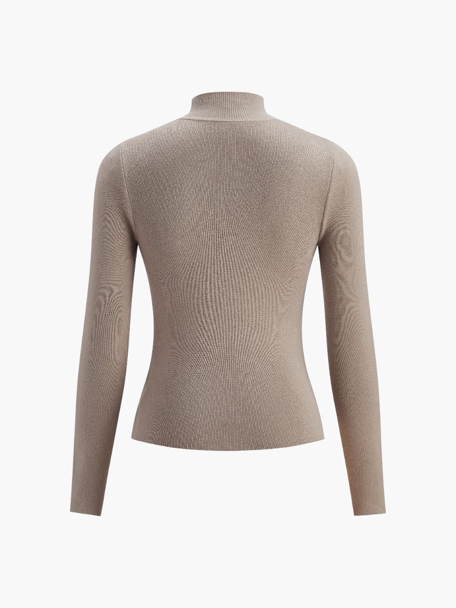 Women’s Spring Mock Neck Top