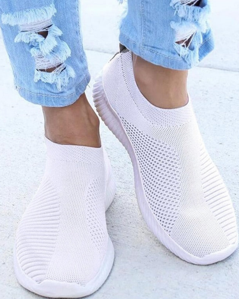 Women's Knit Slip-On Running Sneakers