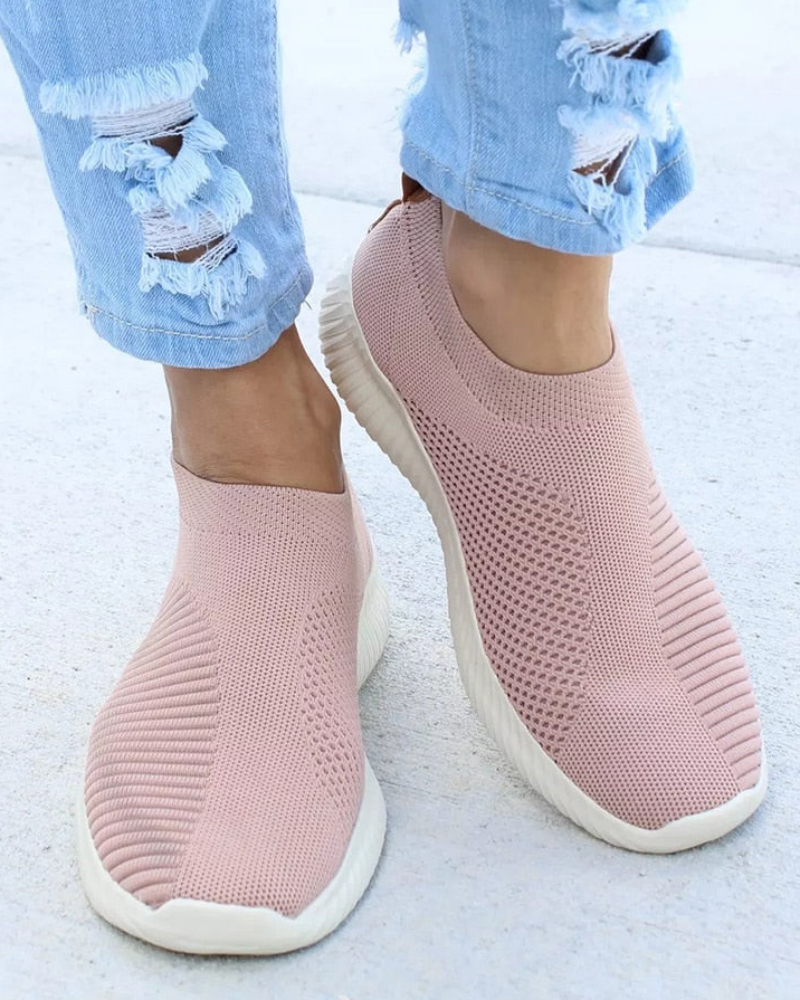 Women's Knit Slip-On Running Sneakers