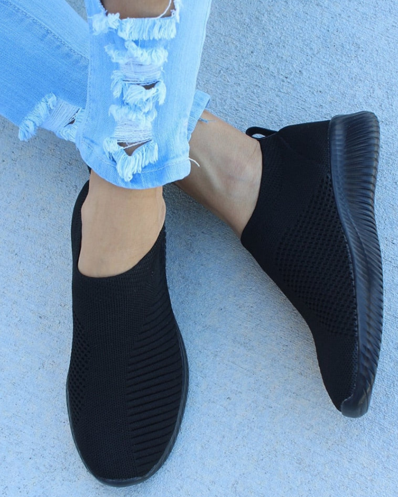 Women's Knit Slip-On Running Sneakers