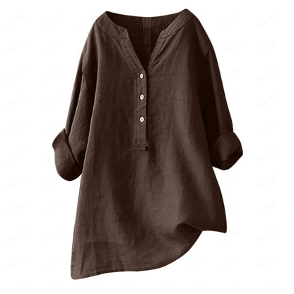Women's Breezy Linen Casual Top