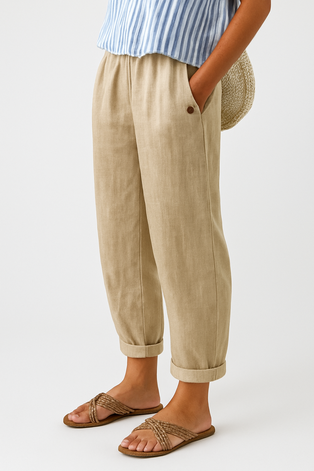Women’s Relaxed Cuffed Casual Pants