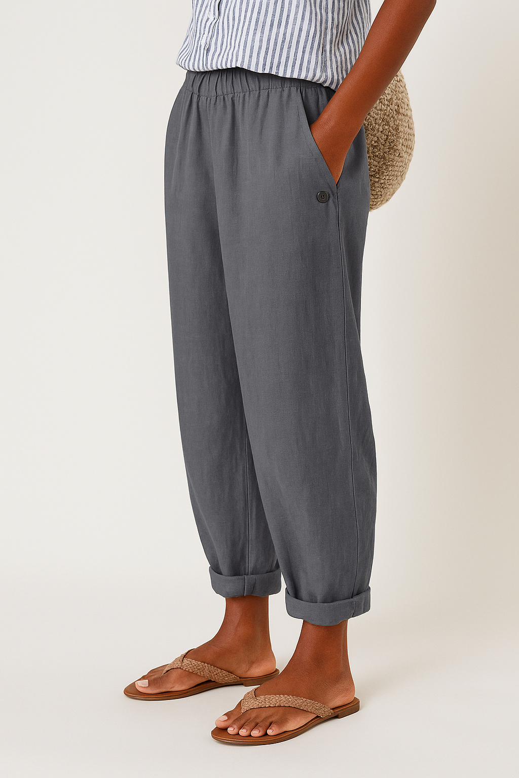 Women’s Relaxed Cuffed Casual Pants