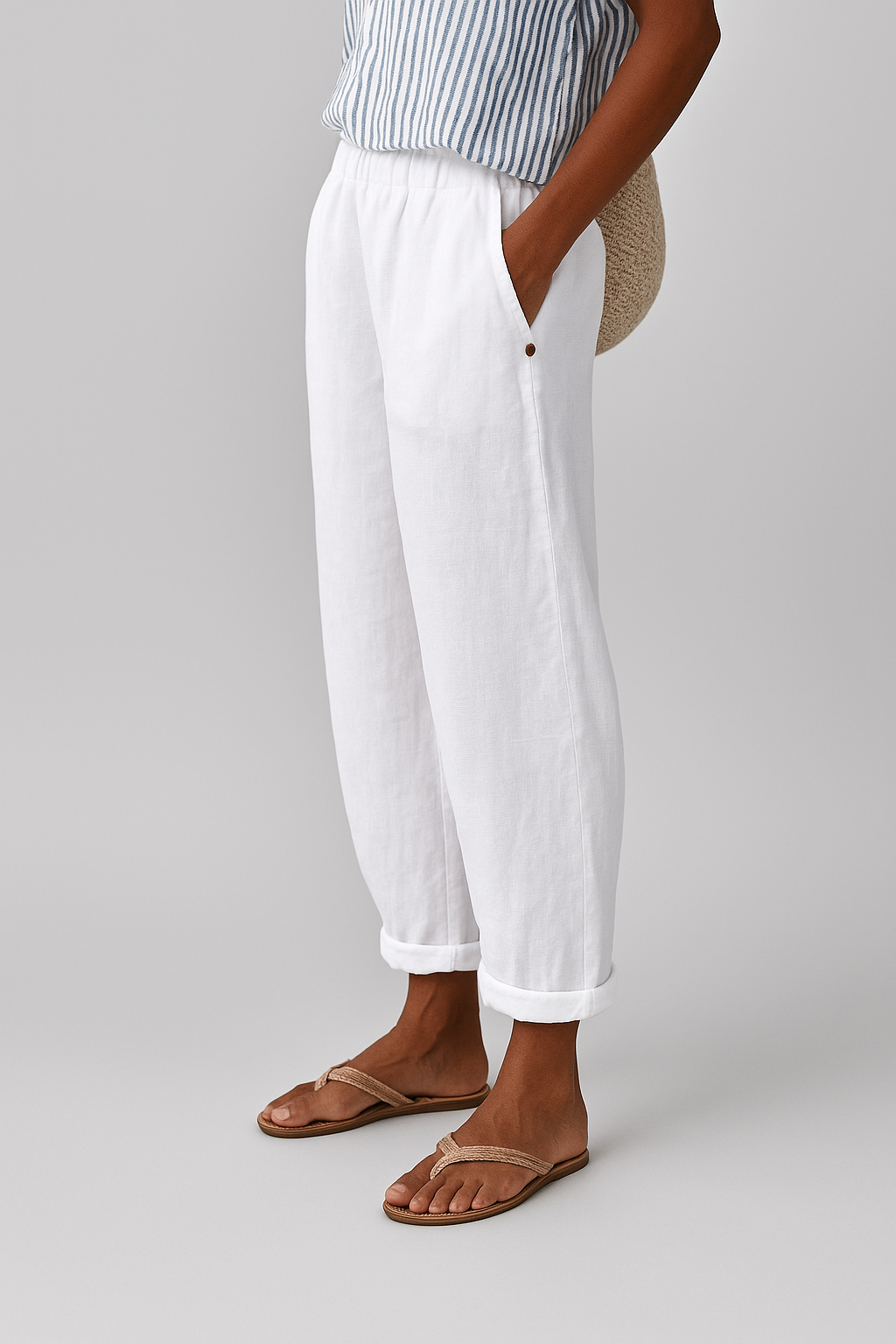 Women’s Relaxed Cuffed Casual Pants