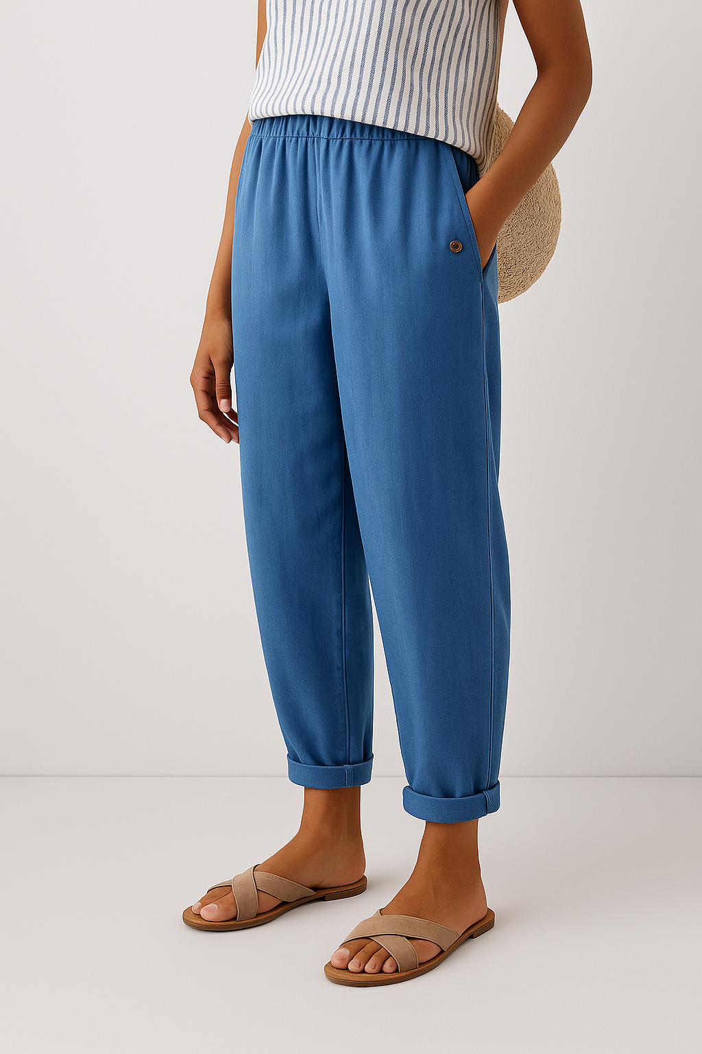 Women’s Relaxed Cuffed Casual Pants