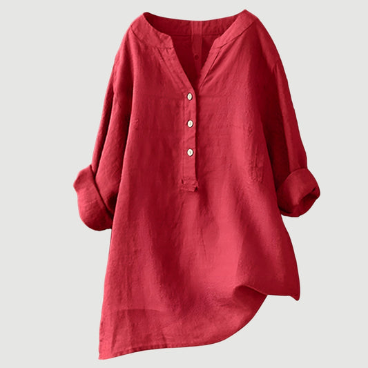 Women's Breezy Linen Casual Top