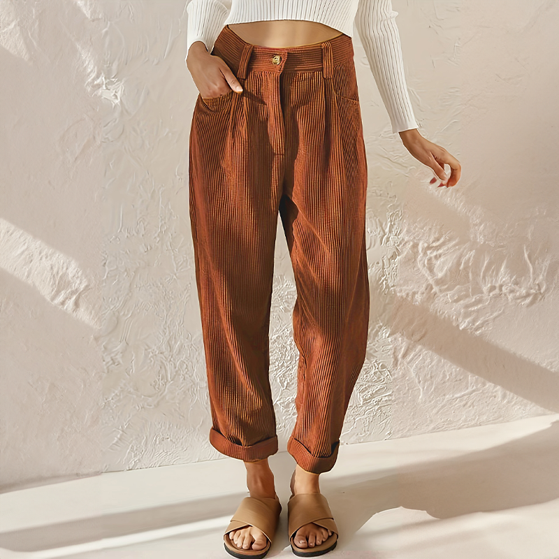 Women's High Waist Everyday Trousers