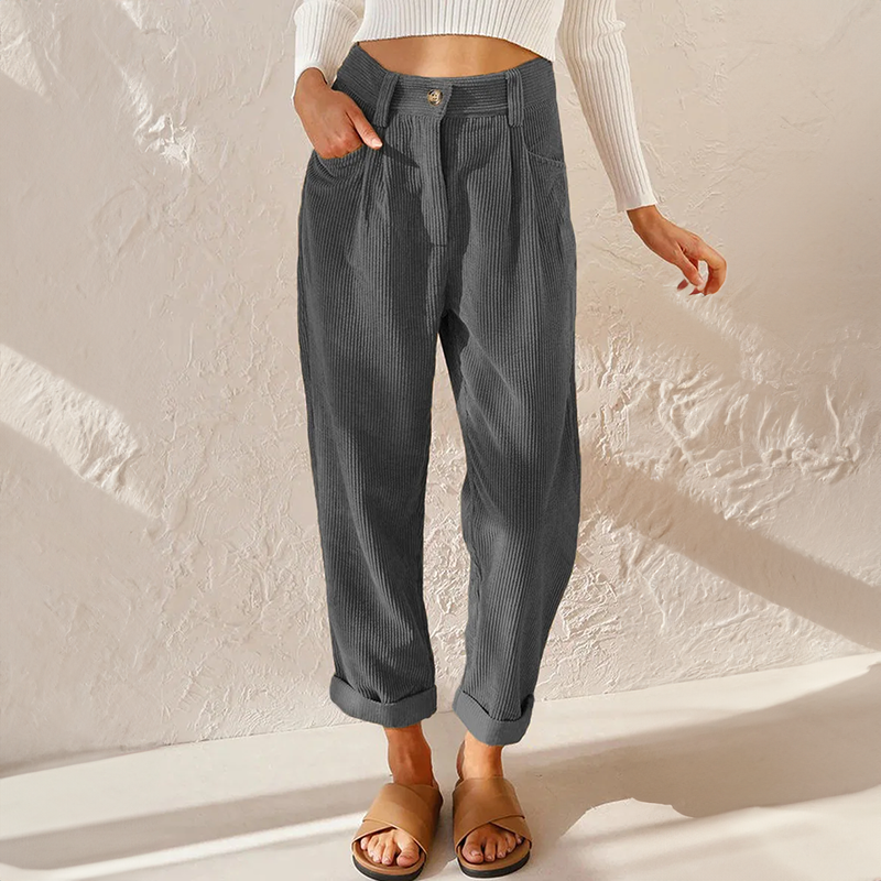 Women's High Waist Everyday Trousers