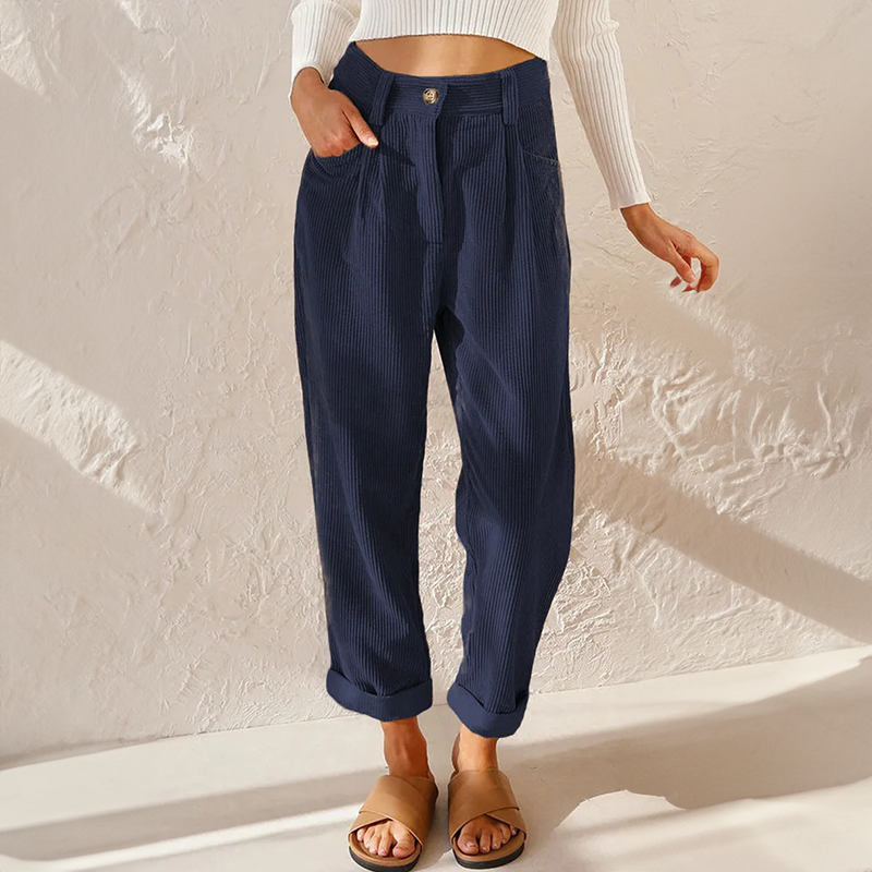Women's High Waist Everyday Trousers