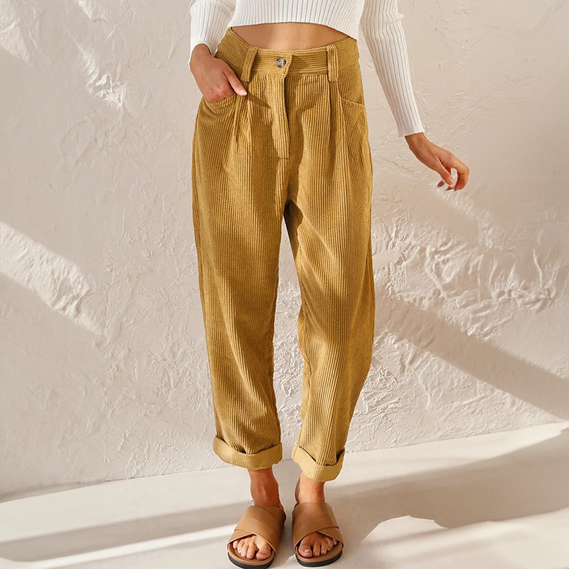 Women's High Waist Everyday Trousers