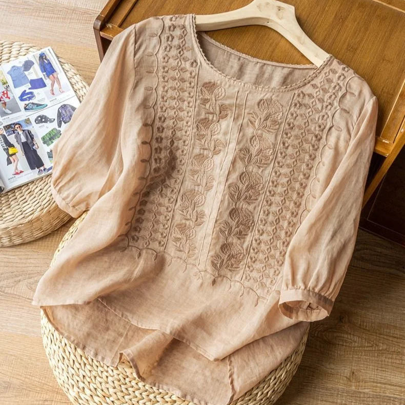 Women’s Minimal Long Sleeve Blouse