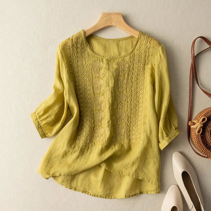 Women’s Minimal Long Sleeve Blouse