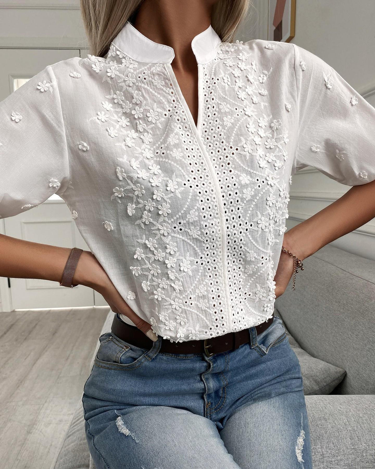 Women’s Embroidered Chic Blouse
