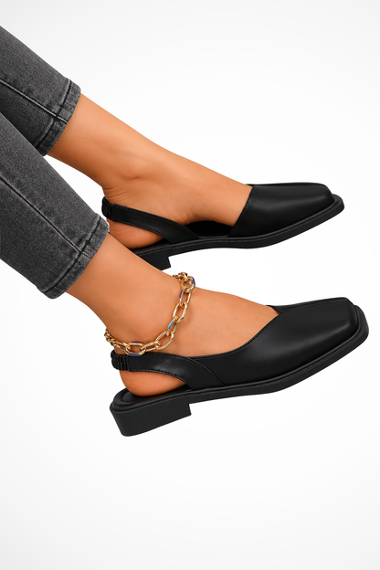 Women's Square Toe Flat Shoes