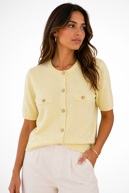 Women's Chic Knit Summer Blouse