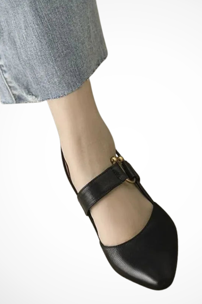 Women's Square Toe Slingback Heels