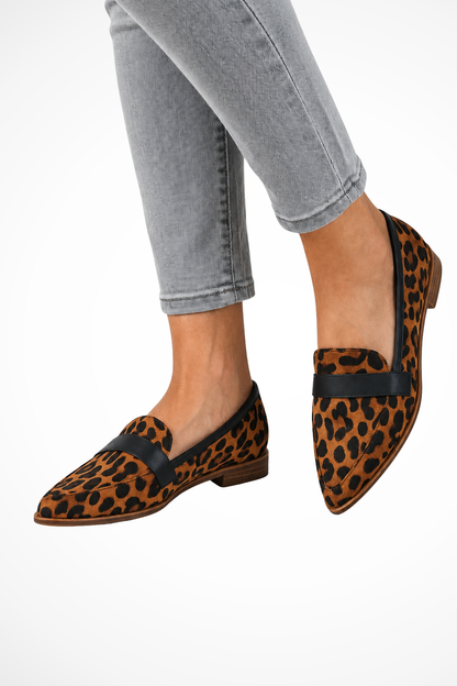 Women's Pointed Toe Suede Loafers