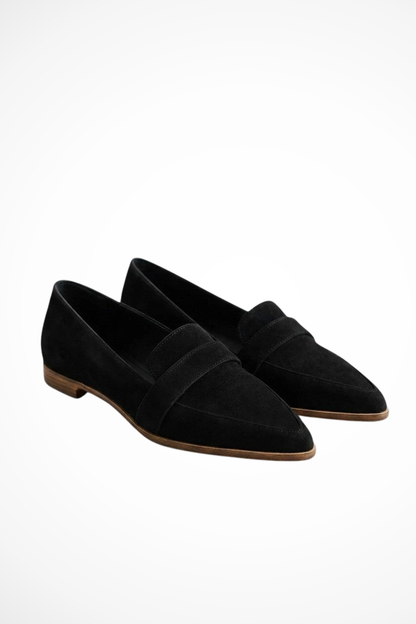 Women's Pointed Toe Suede Loafers