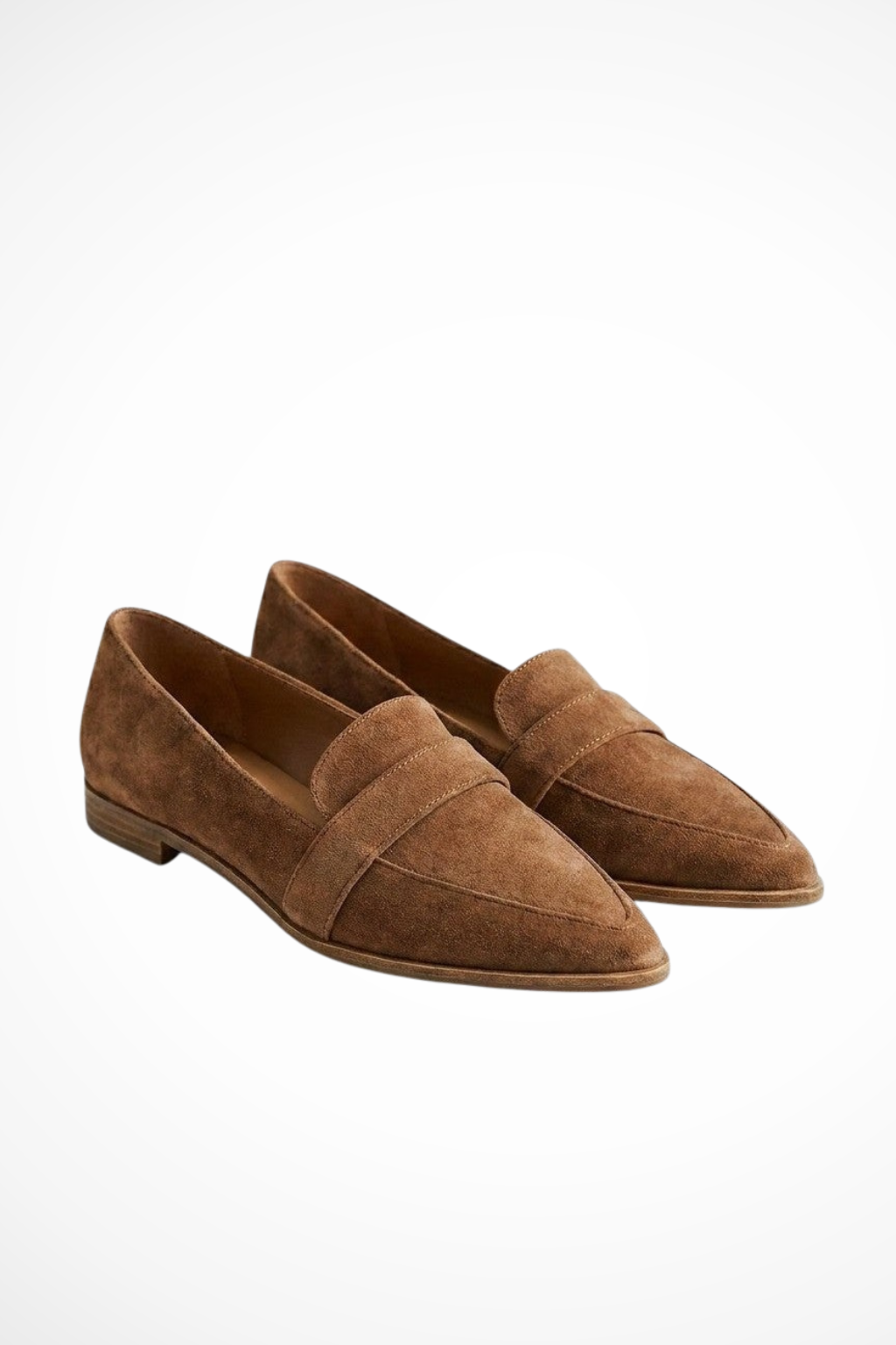 Women's Pointed Toe Suede Loafers
