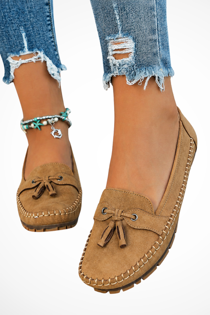Women's Suede Tassel Loafers