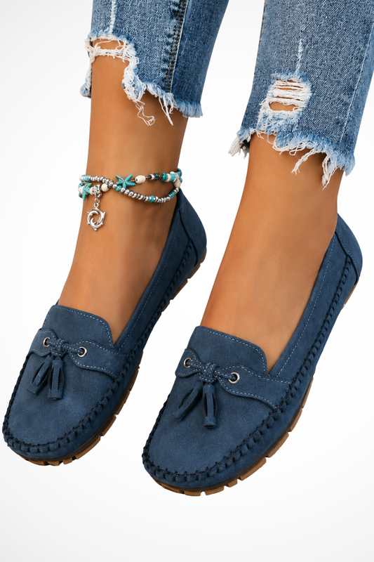 Women's Suede Tassel Loafers